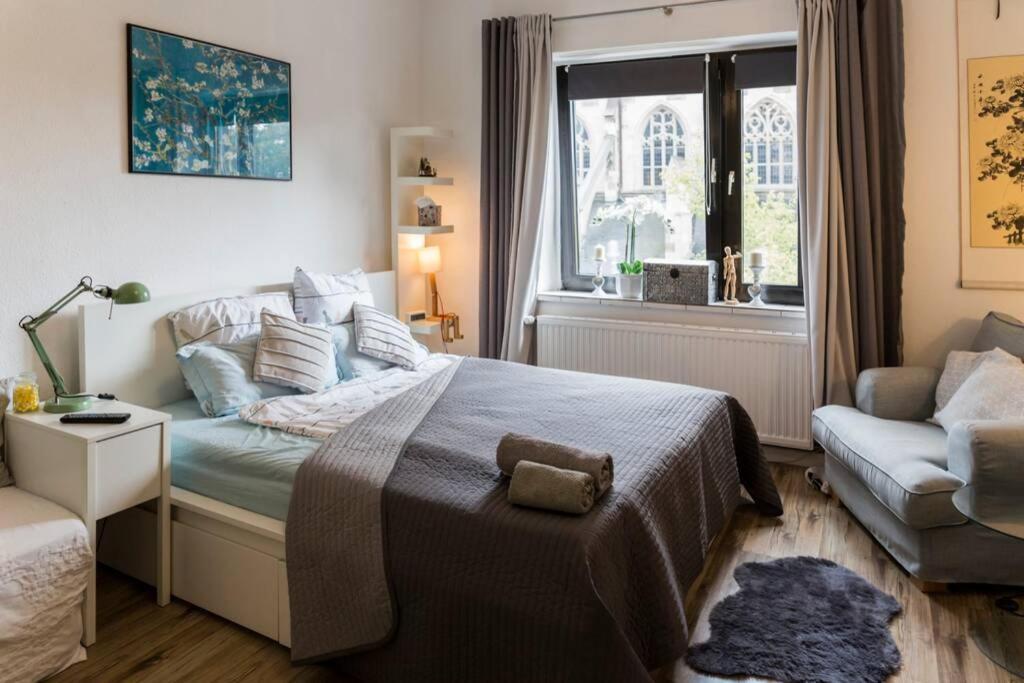 Beautiful Cozy 1-Room Apartment, Near Rhine Düsseldorf Dış mekan fotoğraf