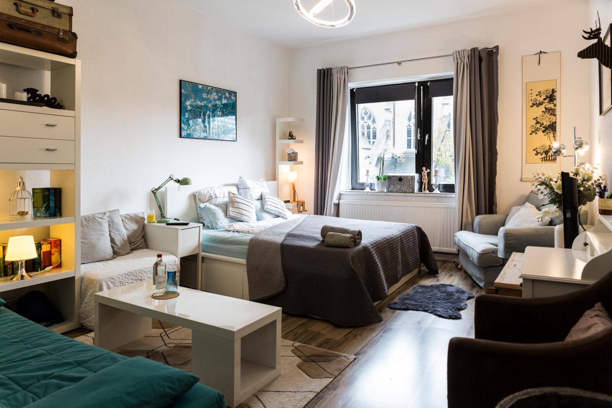 Beautiful Cozy 1-Room Apartment, Near Rhine Düsseldorf Dış mekan fotoğraf